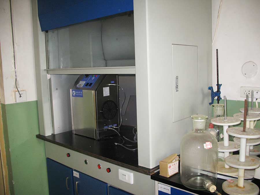 3S-T实验室用臭氧发生器试验现场