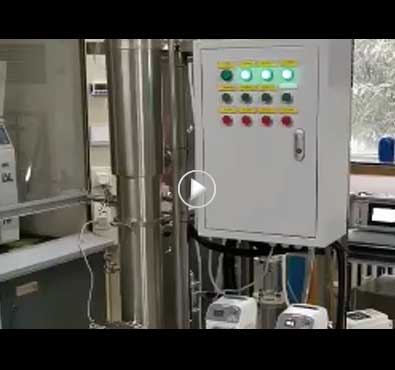 臭氧+UV光催化氧化装置测试 